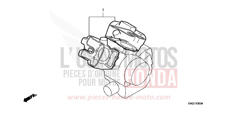 GASKET KIT A for Africa Twin 750 NOIR (NH1) from 1998